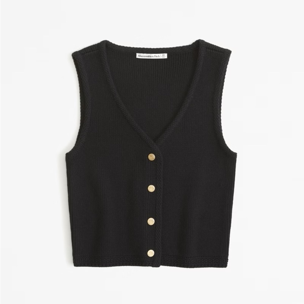 The A&F Mara Button-Up Sweater Vest